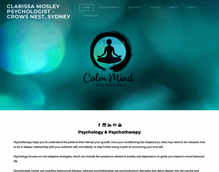 Calmmindpsychology.com thumbnail