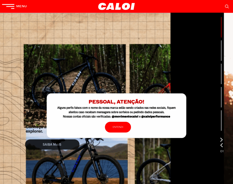 Caloi.com thumbnail