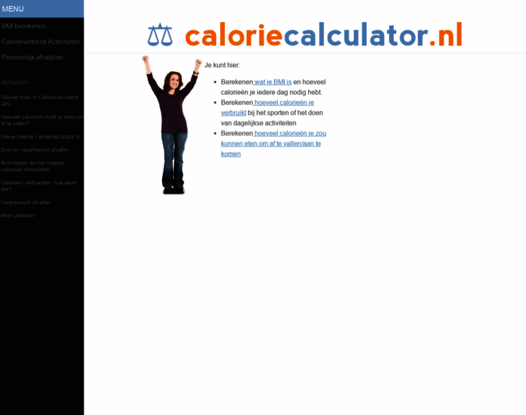 Caloriecalculator.nl thumbnail