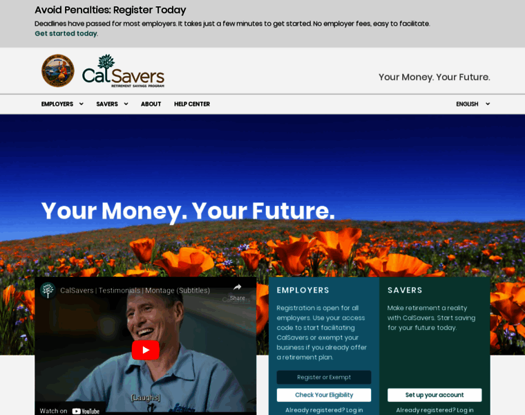 Calsavers.com thumbnail