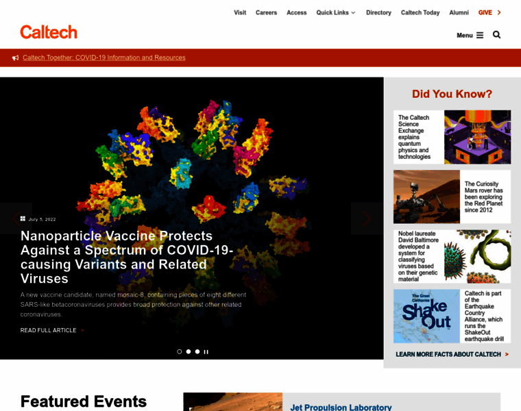Caltech.net thumbnail