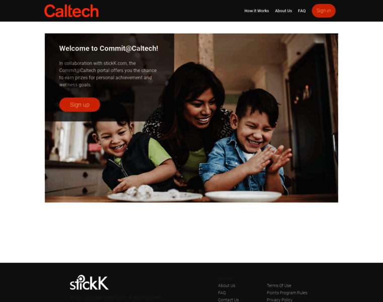 Caltech.stickk.com thumbnail