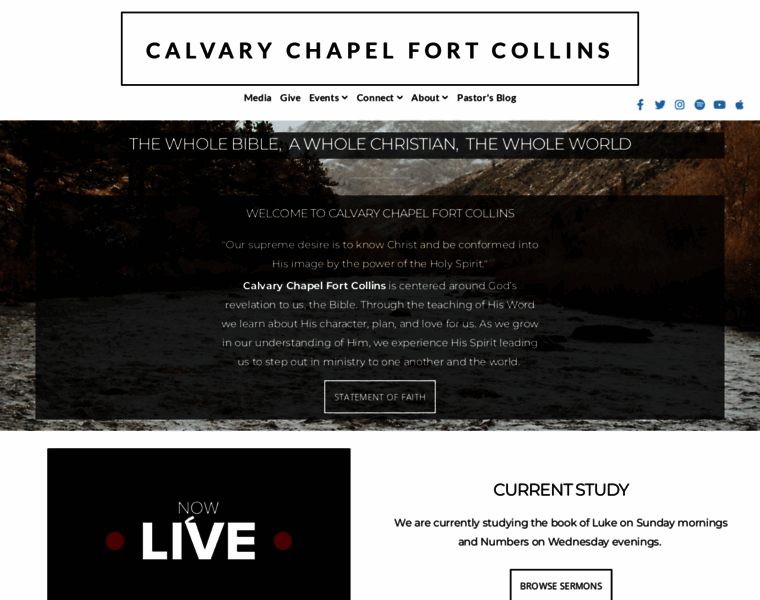 Calvaryfortcollins.org thumbnail