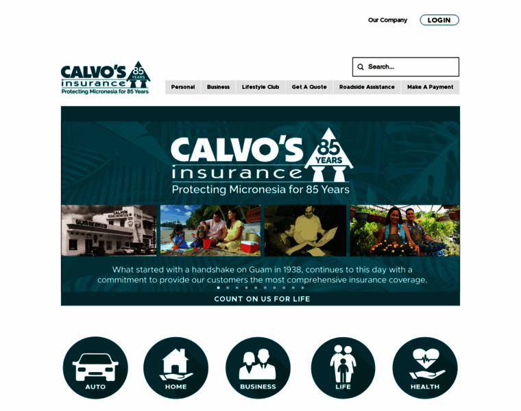 Calvos.com thumbnail
