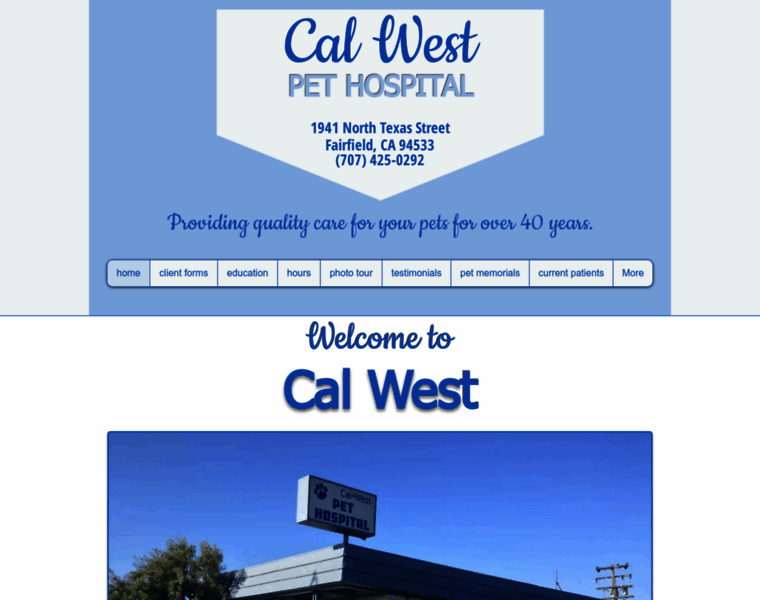 Calwestpet.com thumbnail