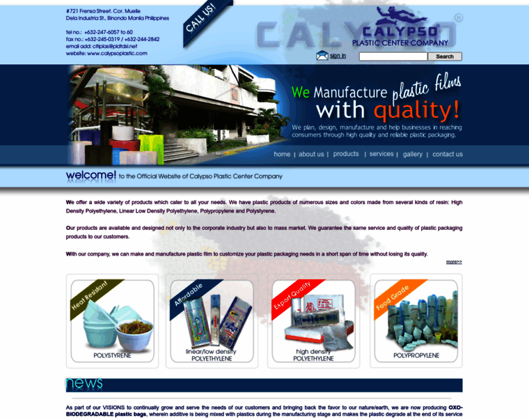 Calypsoplastic.com thumbnail