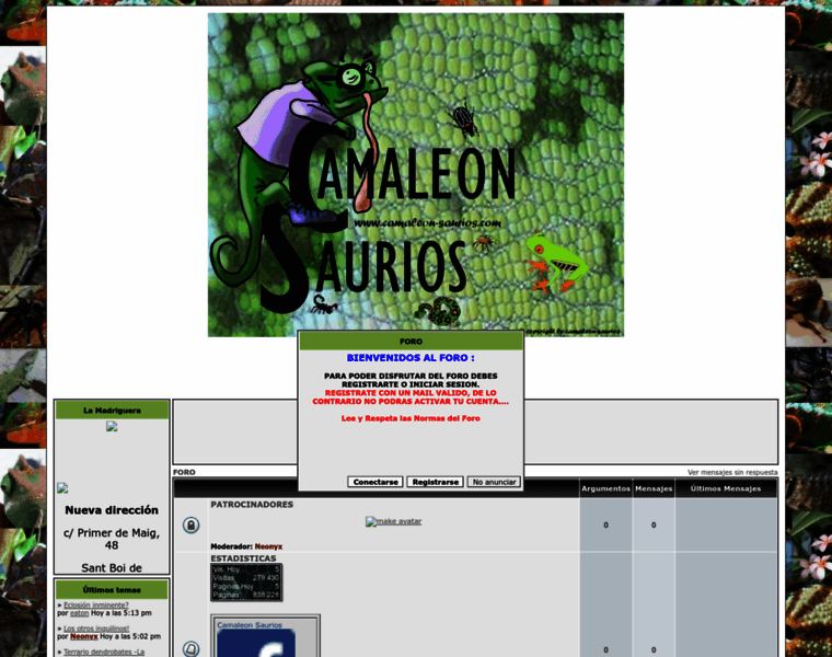 Camaleon-saurios.com thumbnail