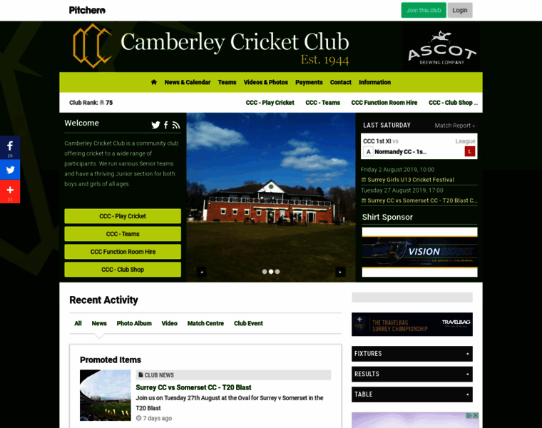 Camberleycc.co.uk thumbnail