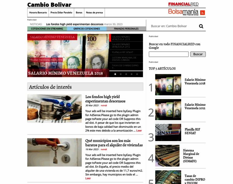 Cambiobolivar.com thumbnail