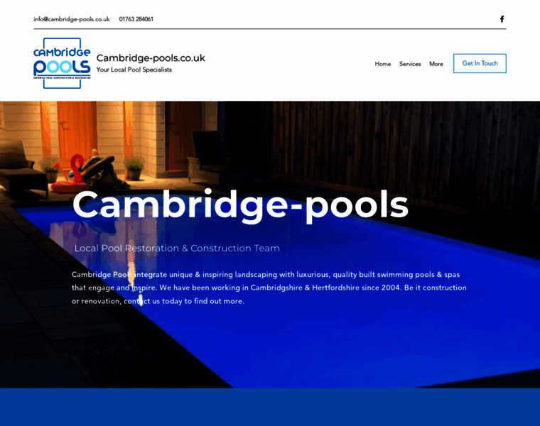 Cambridge-pools.co.uk thumbnail