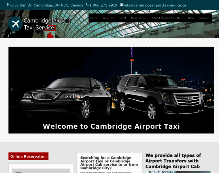 Cambridgeairporttaxiservice.ca thumbnail