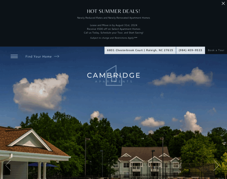 Cambridgeapartmentsnc.net thumbnail Cambridgeapartmentsnc.net thumbnail