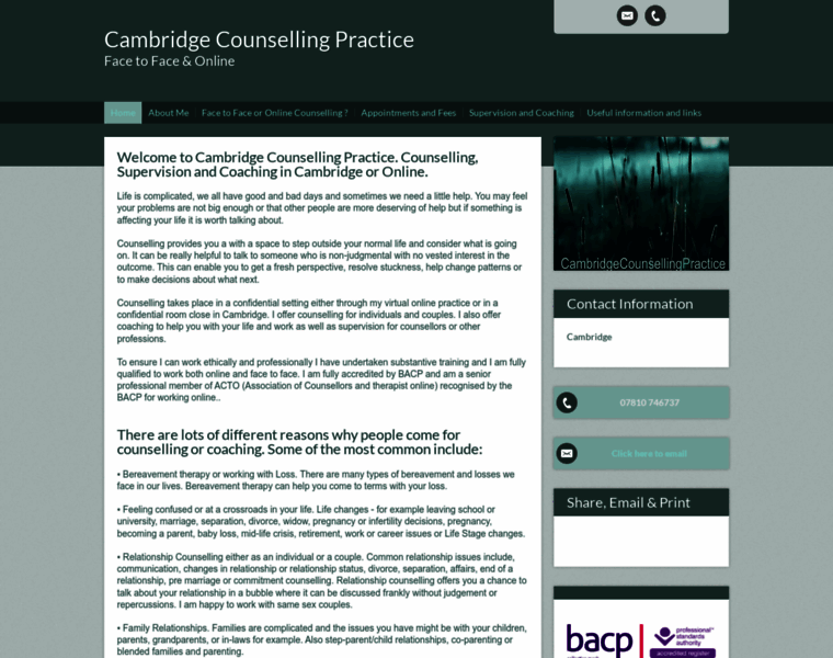 Cambridgecounsellingpractice.co.uk thumbnail