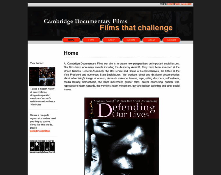 Cambridgedocumentaryfilms.org thumbnail