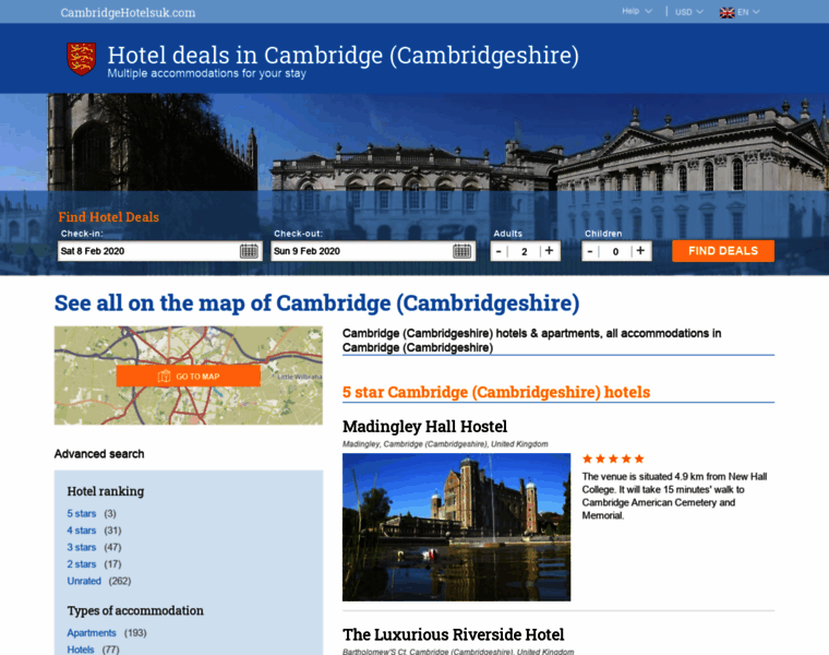 Cambridgehotelsuk.com thumbnail