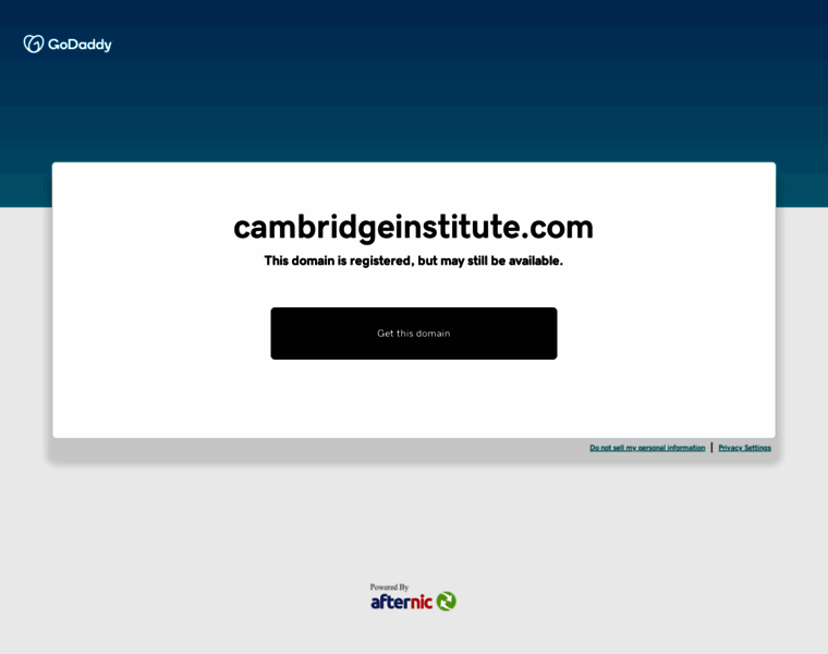 Cambridgeinstitute.com thumbnail