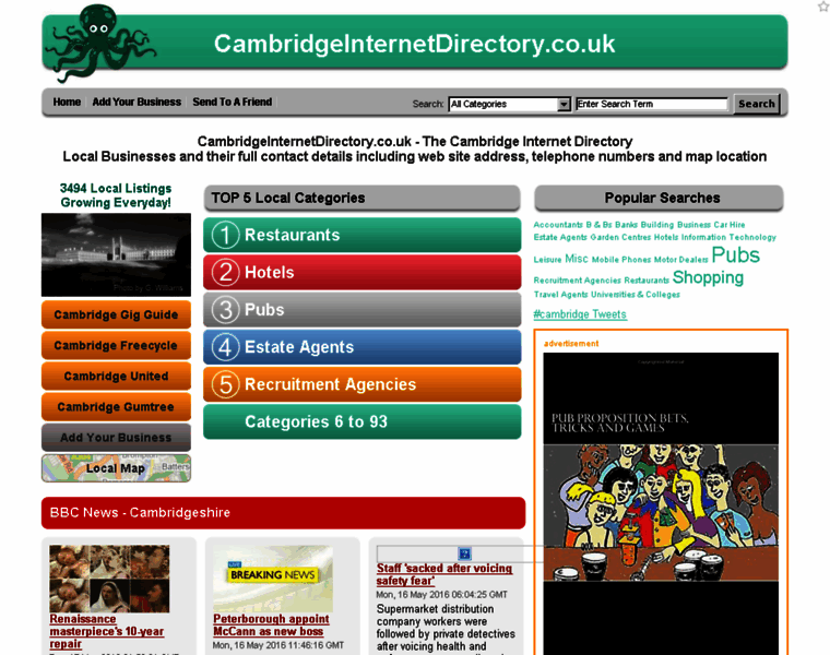 Cambridgeinternetdirectory.co.uk thumbnail