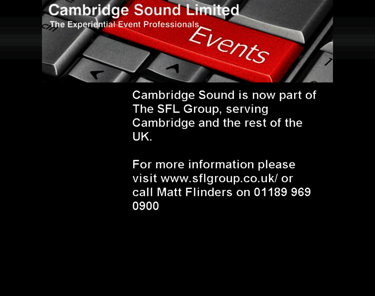 Cambridgesound.co.uk thumbnail
