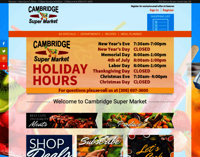 Cambridgesupermarket.com thumbnail