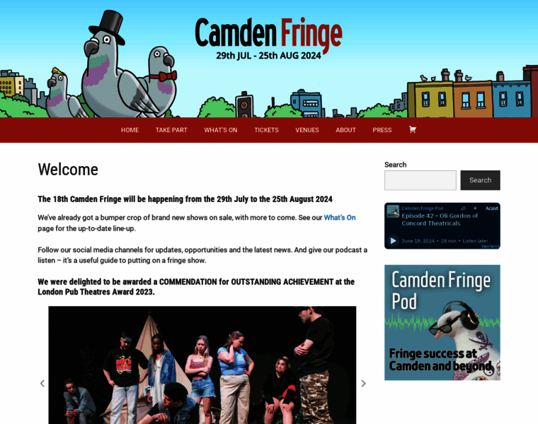 Camdenfringe.com thumbnail