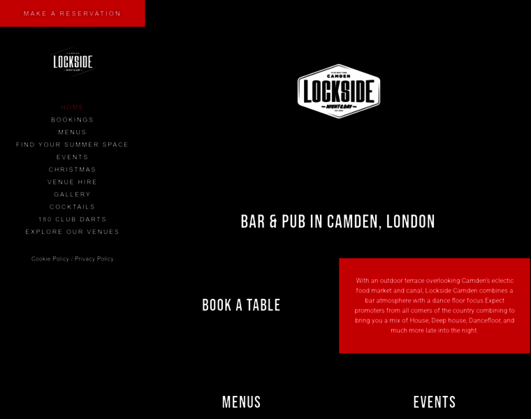 Camdenlockside.co.uk thumbnail