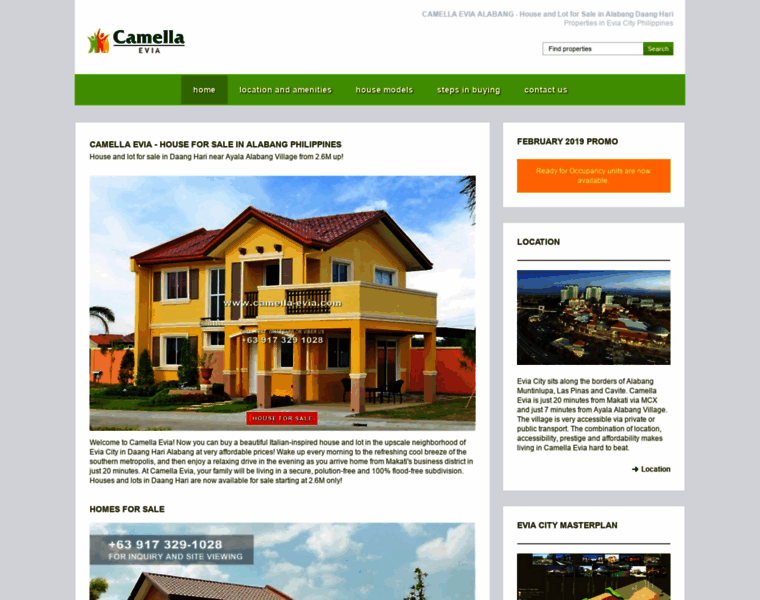 Camella-evia.com thumbnail