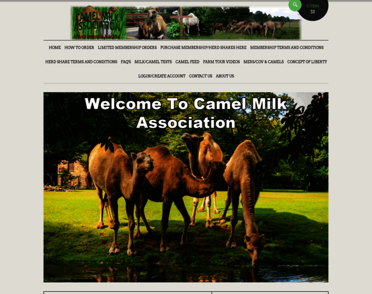 Camelmilkassociation.org thumbnail