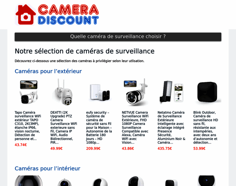 Camera-discount.fr thumbnail