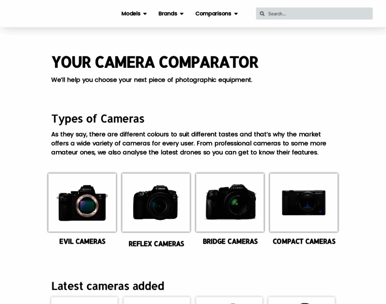 Cameracomparison.net thumbnail
