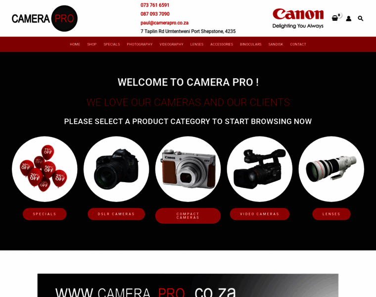 Camerapro.co.za thumbnail