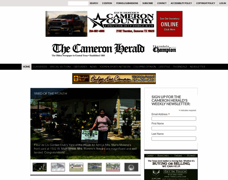 Cameronherald.com thumbnail