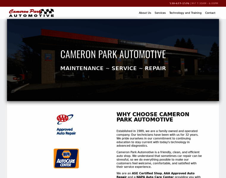 Cameronparkautomotive.com thumbnail