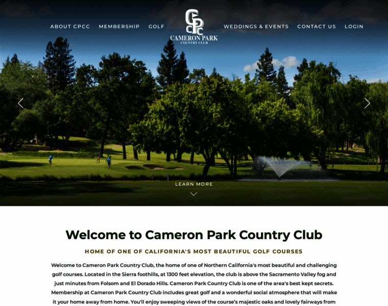 Cameronparkcc.com thumbnail