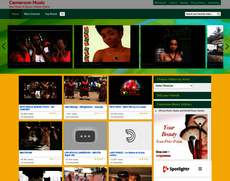 Cameroon-music.com thumbnail