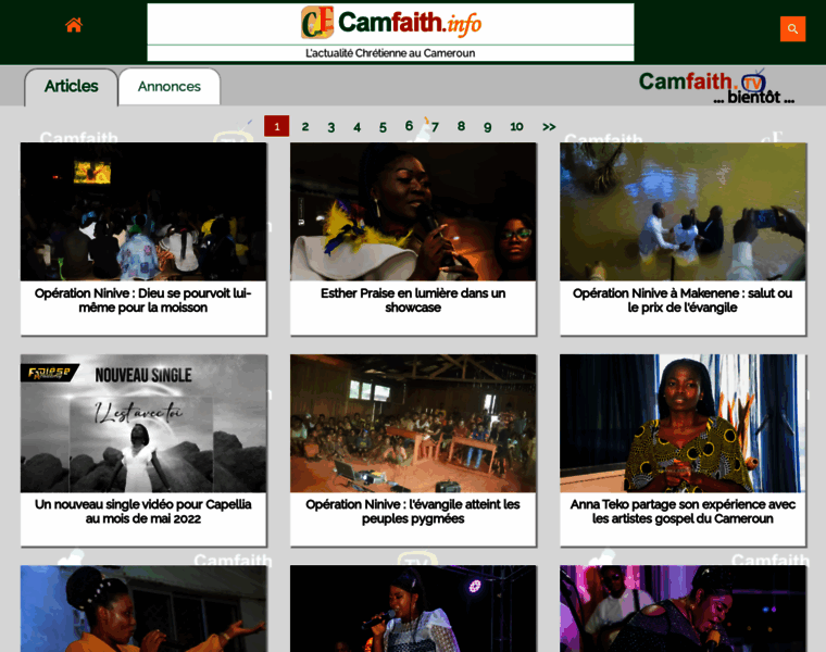 Camfaith.info thumbnail