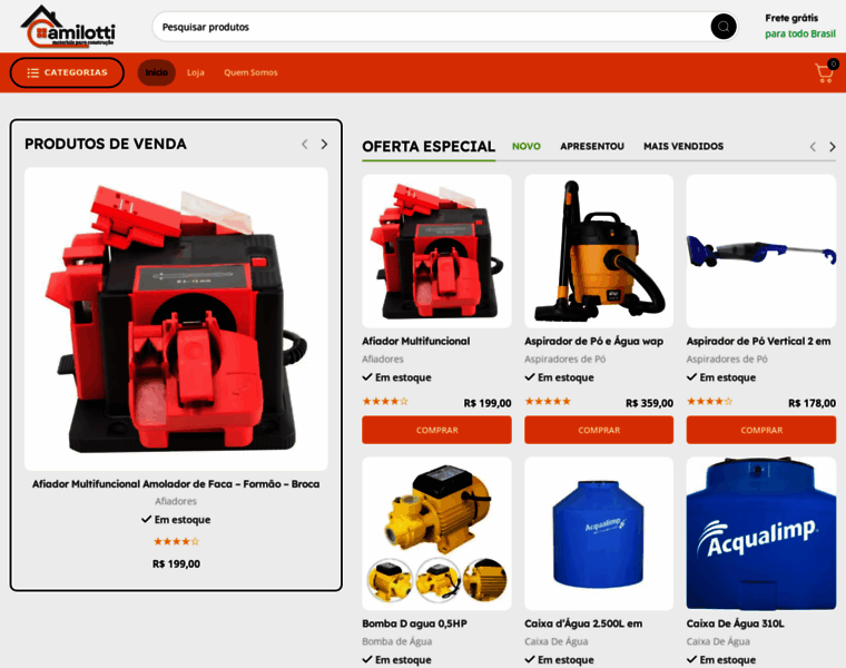 Camilottimateriaisparaconstrucao.com thumbnail