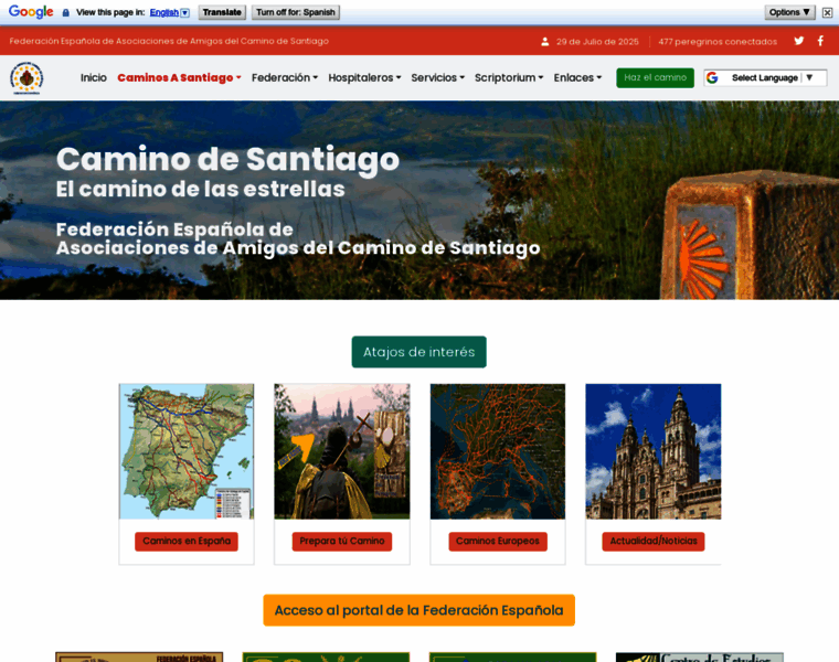 Caminosantiago.org thumbnail Caminosantiago.org thumbnail