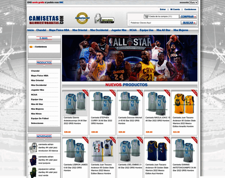 Camisetasbaloncestobaratas.com thumbnail