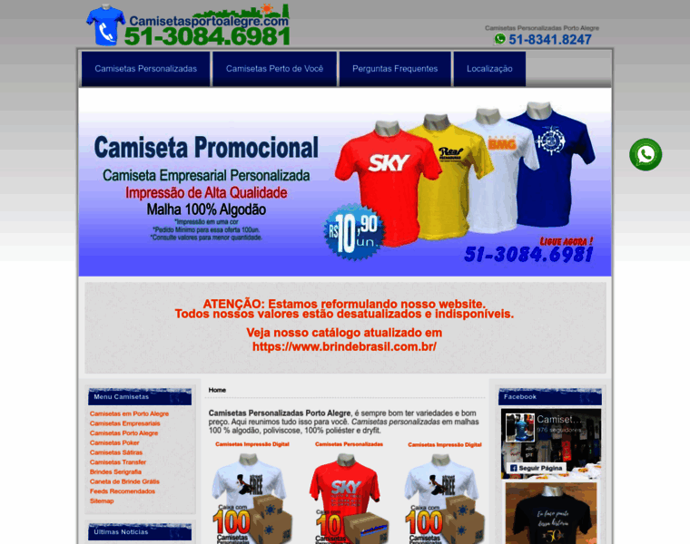 Camisetasportoalegre.com thumbnail