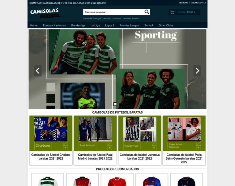 Camisolasdefutebol2019.com thumbnail