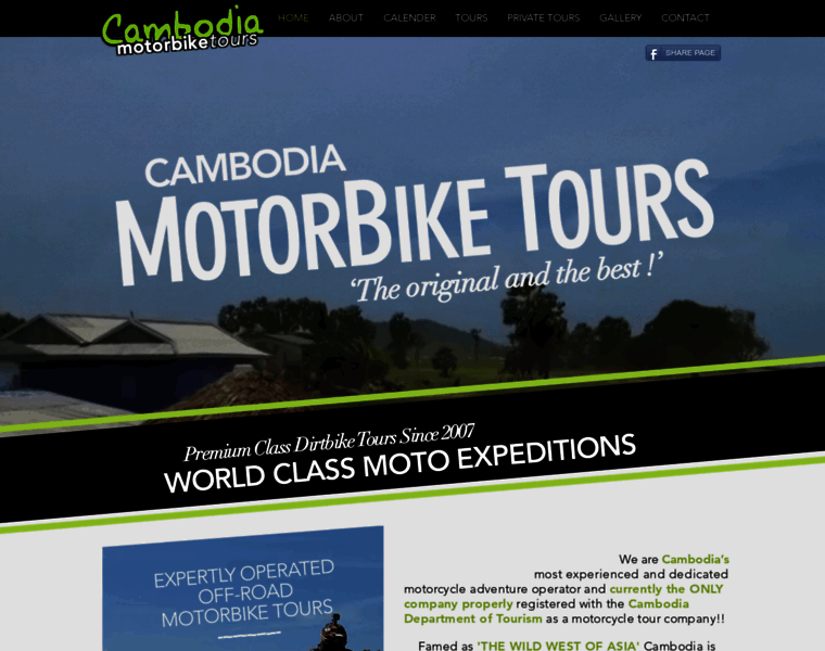 Cammotorbiketours.com thumbnail
