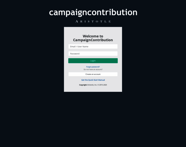 Campaigncontribution.com thumbnail