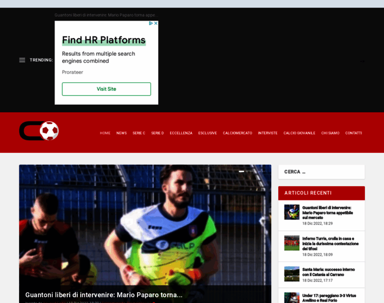 Campaniafootball.com thumbnail