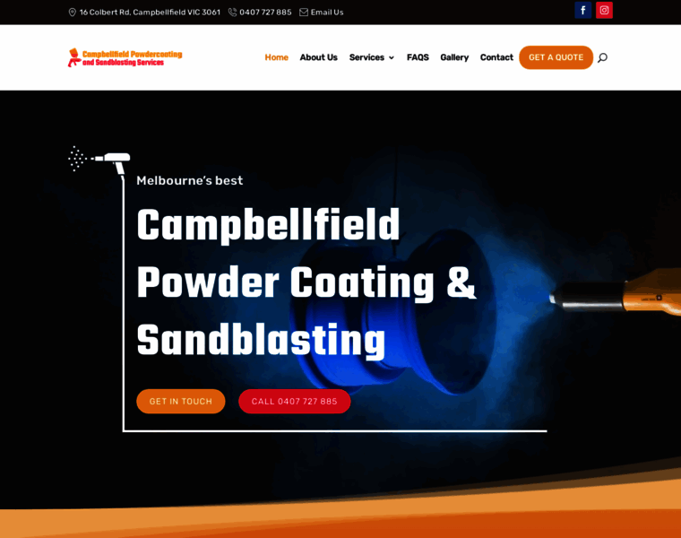Campbellfieldpowdercoating.com.au thumbnail
