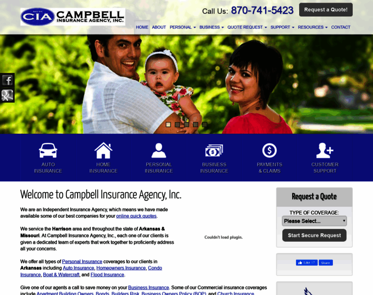 Campbellinsuranceinc.com thumbnail