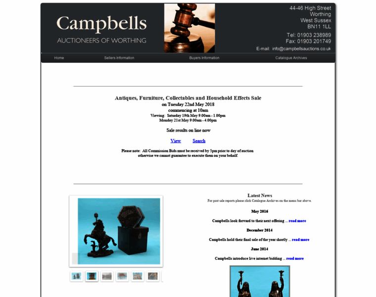 Campbellsauctions.co.uk thumbnail