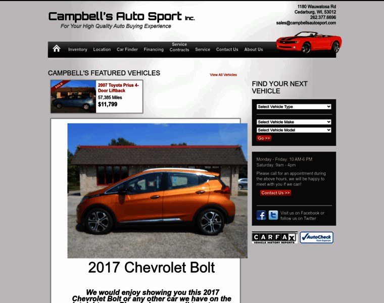 Campbellsautosport.com thumbnail