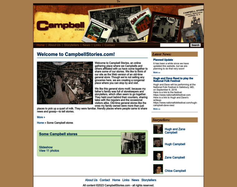 Campbellstories.com thumbnail