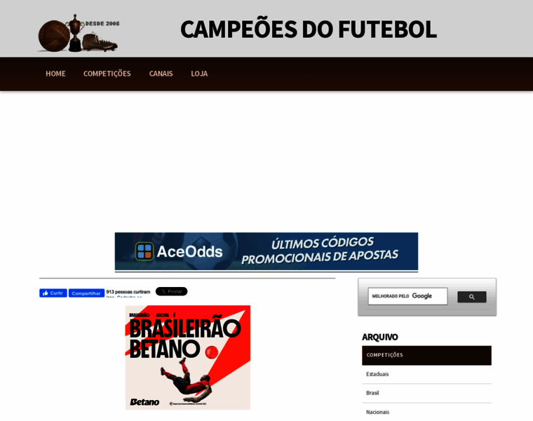 Campeoesdofutebol.com.br thumbnail