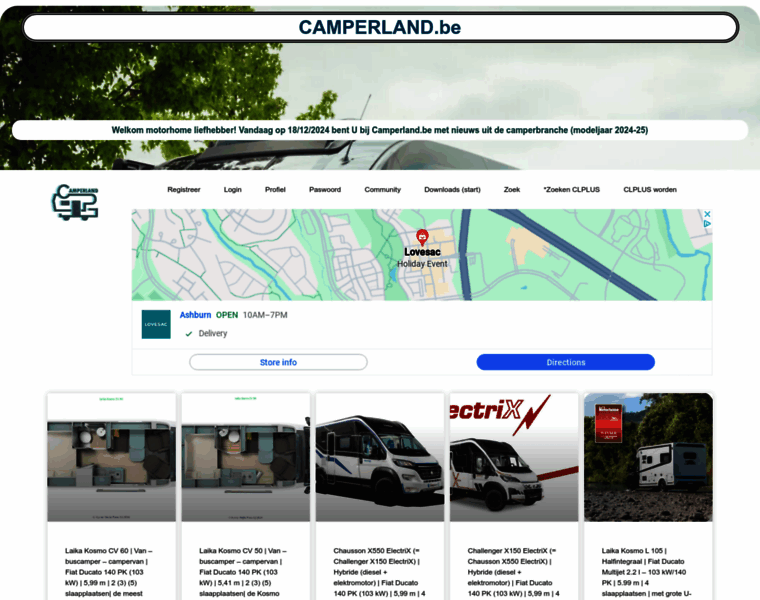 Camperland.be thumbnail